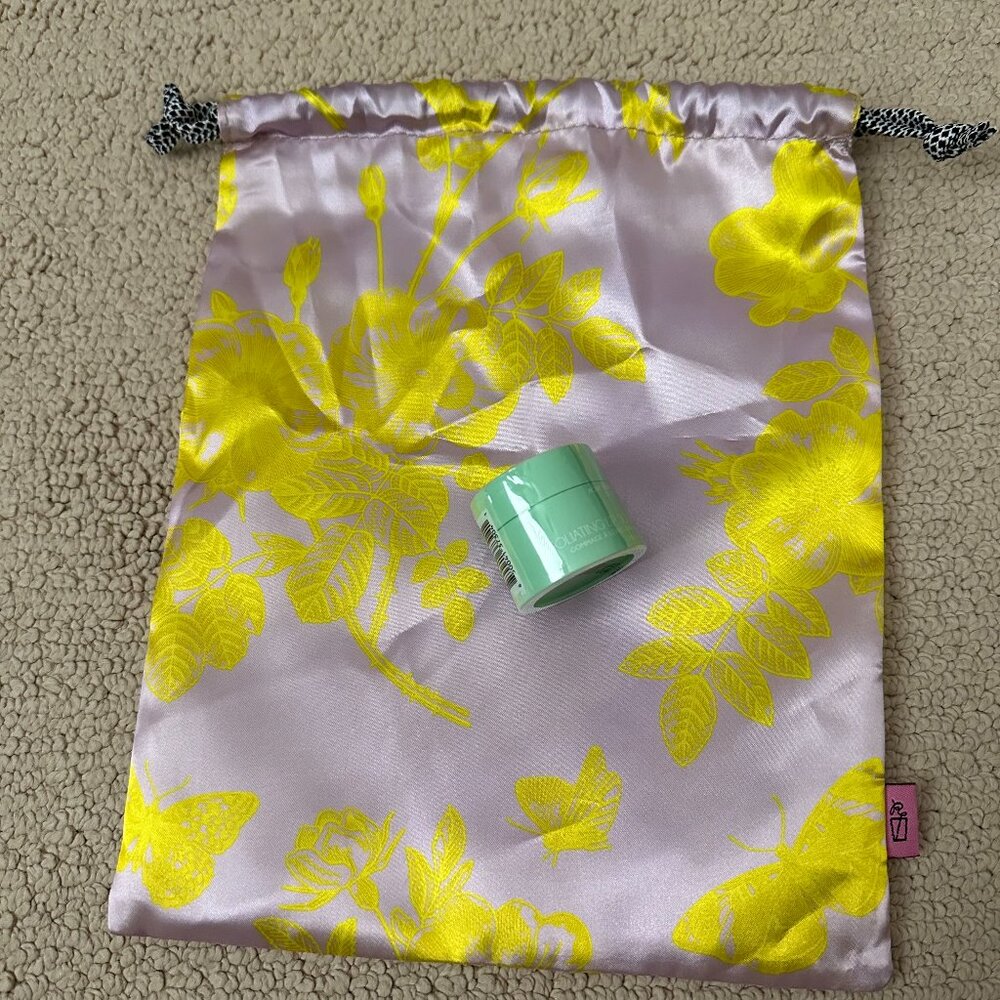IPSY Glam Bag July 2023 Drawstring Makeup Pouch w/ Product Shown